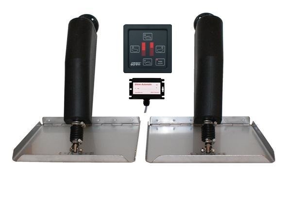 Elektrische Trimmklappen OL/HF 30x30 cm mit Automatik und Stellungsanzeige 12V